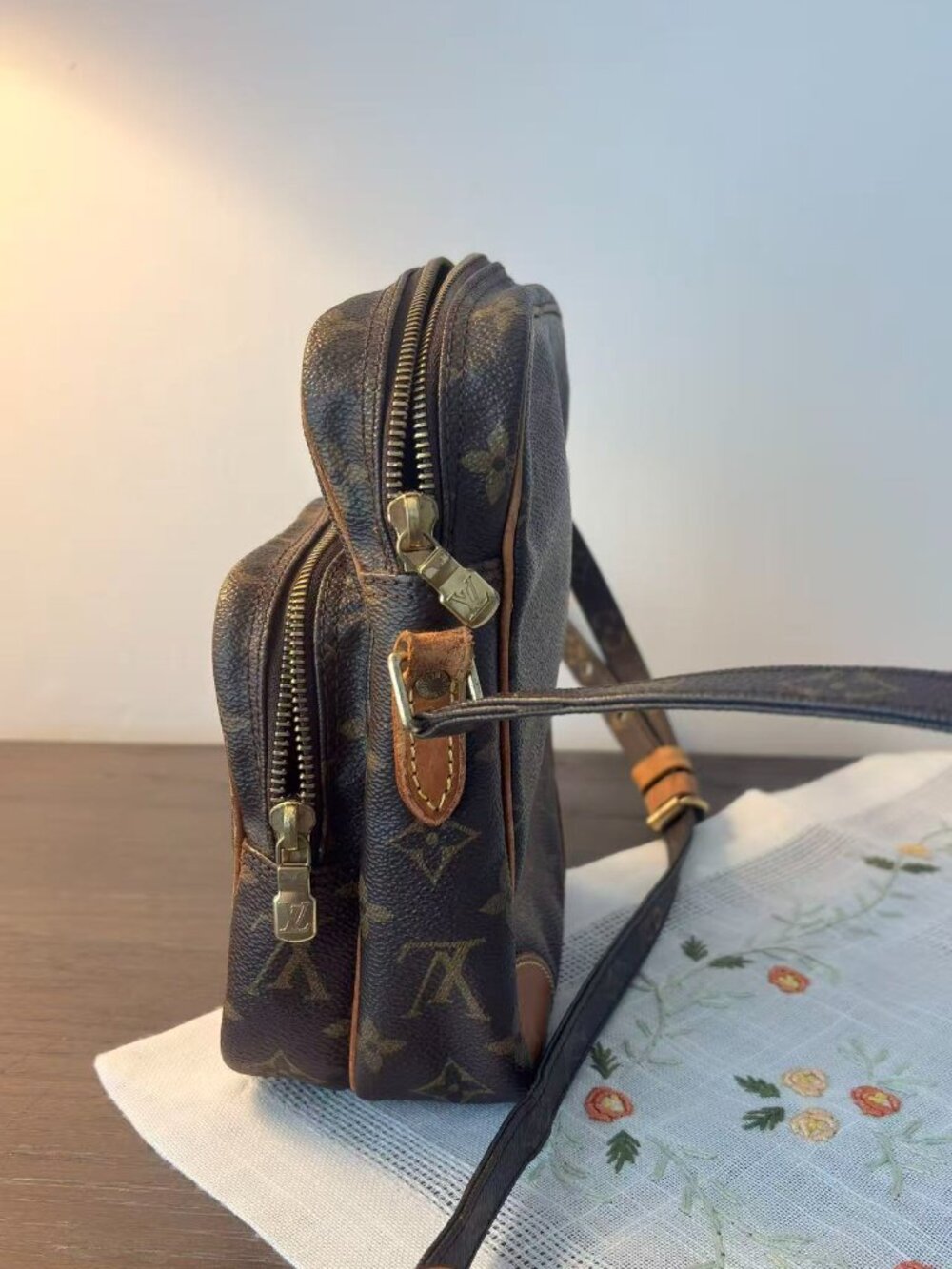 Louis Vuitton Vintage Danube Monogram Camera Crossbody Bag - Picture 5 of 8